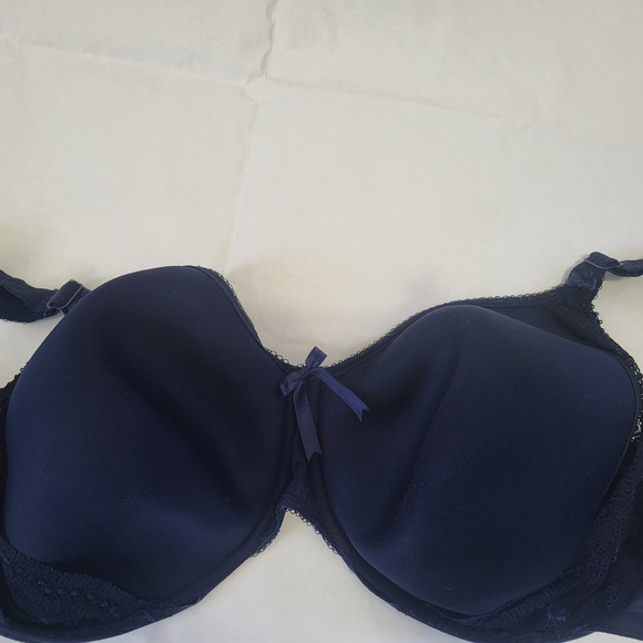 2 ELOMI Bras 1 Bandless Spacer Molded Bra Underwire Womens 46H 1 bra sz unknown - Picture 10 of 16